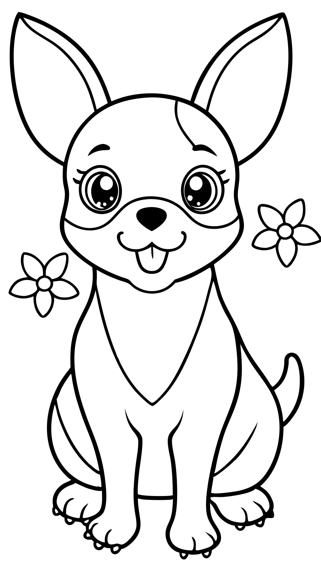 chihuahua coloring page